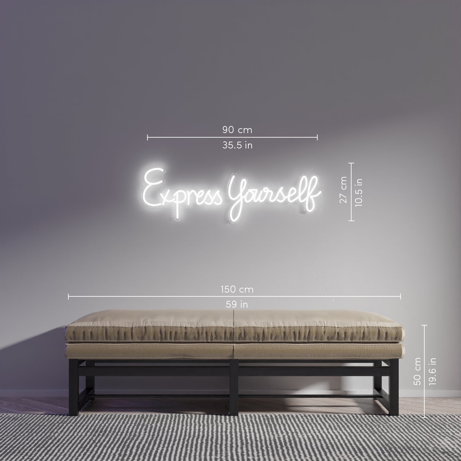 Express Yourself by Madonna, Neon LED sign
